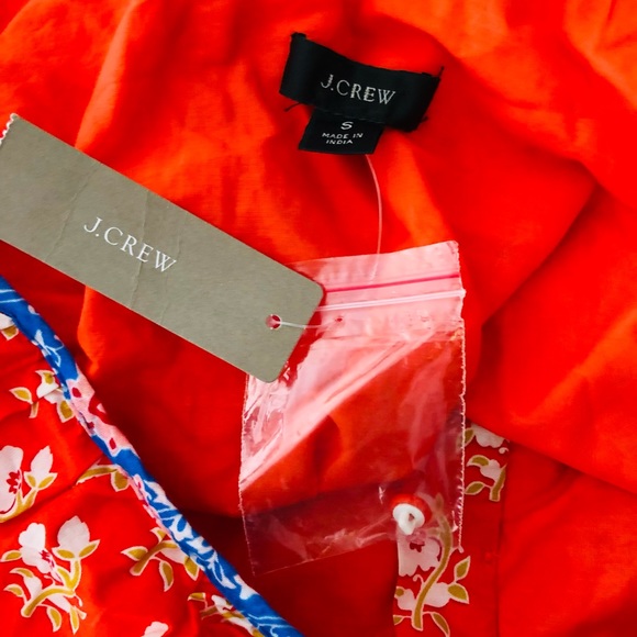 J.Crew Cotton ruffle neckline sleeveless NWT top S - Picture 3 of 14